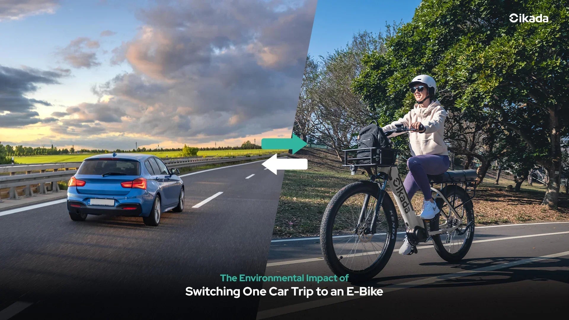 The Environmental Impact of Switching One Car Trip to an E-Bike